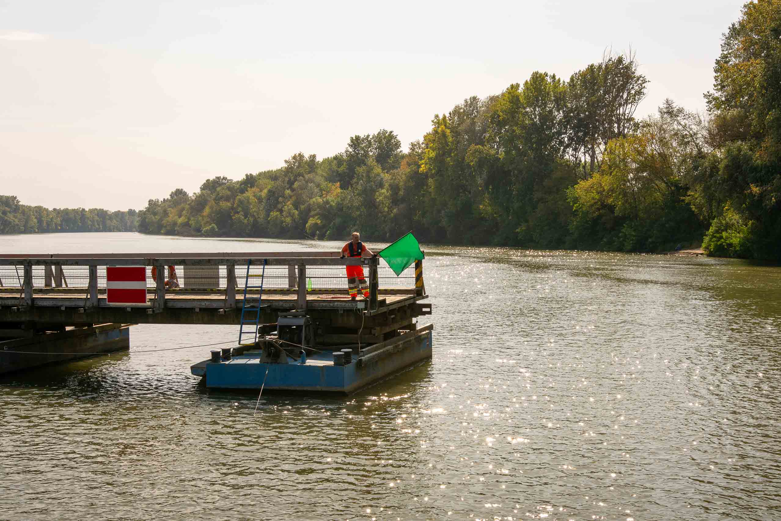 Pontjesbrug over de Tisza